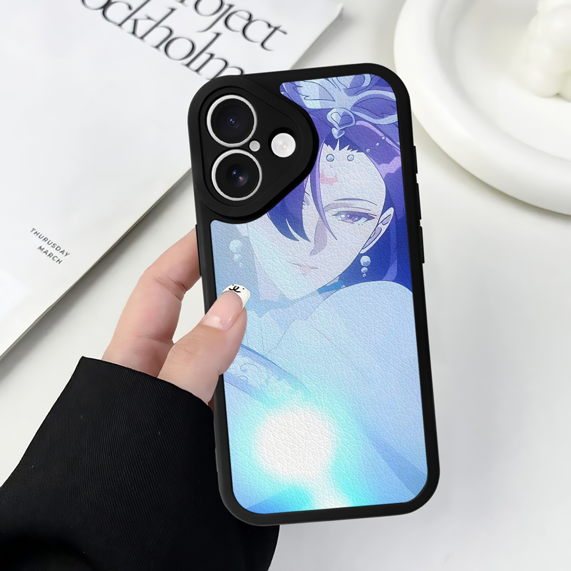 薬屋のひとりごと The Apothecary Diaries 【iPhone 16シリーズ対応】シリコンスマホケース（レザー調） 材質：シリコン
